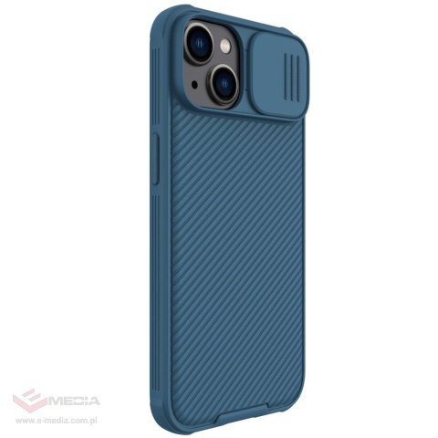 Nillkin CamShield Pro Case etui iPhone 14 Plus pancerny pokrowiec osłona na aparat kamerę niebieski