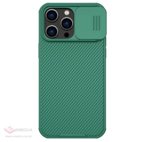 Nillkin CamShield Pro Case etui iPhone 14 Pro Max pancerny pokrowiec osłona na aparat kamerę zielony