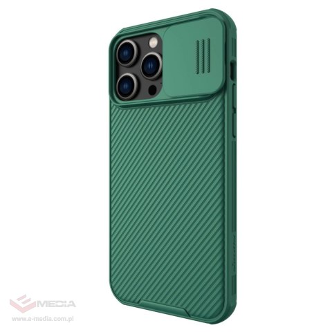 Nillkin CamShield Pro Case etui iPhone 14 Pro Max pancerny pokrowiec osłona na aparat kamerę zielony