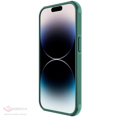 Nillkin CamShield Pro Case etui iPhone 14 Pro Max pancerny pokrowiec osłona na aparat kamerę zielony