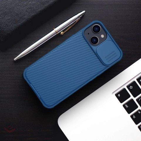 Nillkin CamShield Pro Magnetic Case etui iPhone 14 Plus pokrowiec osłona na aparat kamerę czarny (z MagSafe)