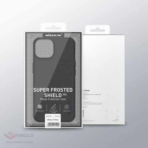 Nillkin Super Frosted Shield Pro etui iPhone 14 Plus pokrowiec na tył plecki zielony