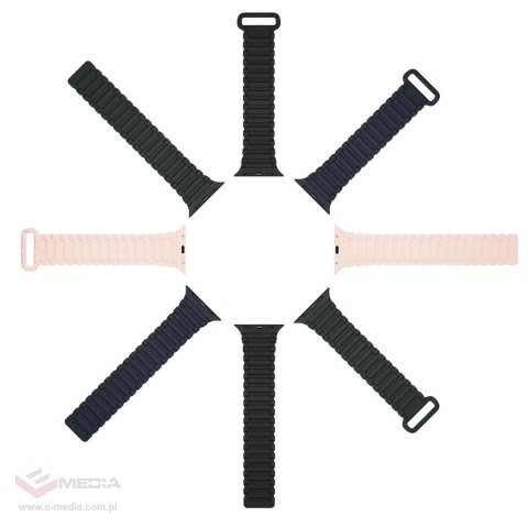 Dux Ducis Strap (Armor Version) pasek Apple Watch Ultra, SE, 9, 8, 7, 6, 5, 4, 3, 2, 1 (49, 45, 44, 42 mm) silikonowa magnetyczn