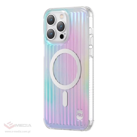 Kingxbar PQY Go Out Series magnetyczne etui iPhone 14 Plus MagSafe laser color