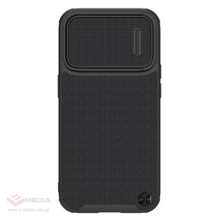 Nillkin Textured S Case etui iPhone 14 Pro Max pokrowiec z osłoną na aparat czarny