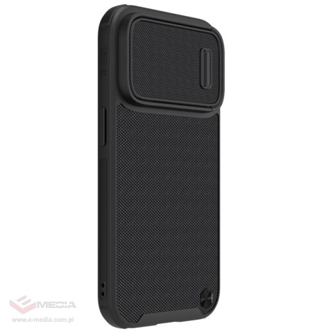 Nillkin Textured S Case etui iPhone 14 Pro pancerny pokrowiec z osłoną na aparat czarny