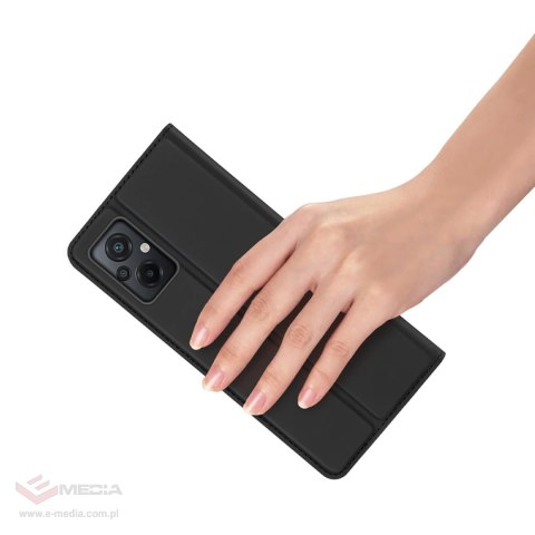 Dux Ducis Skin Pro etui Xiaomi Poco M5 portfel kabura pokrowiec z klapką czarny