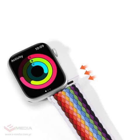 Dux Ducis Strap (Mixture II Version) pasek Apple Watch SE, 9, 8, 7, 6, 5, 4, 3, 2, 1 (41, 40, 38 mm) pleciona opaska bransoleta 