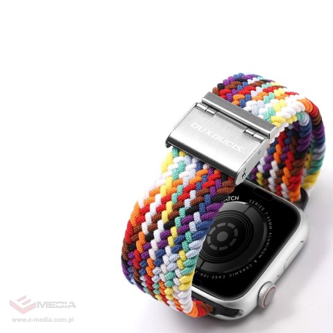 Dux Ducis Strap (Mixture II Version) pasek Apple Watch Ultra, SE, 9, 8, 7, 6, 5, 4, 3, 2, 1 (49, 45, 44, 42 mm) pleciona opaska 