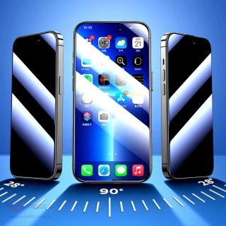 Joyroom Knight 2,5D Privacy TG szkło hartowane do iPhone 14 Pro Max z filtrem Anti-Spy na cały ekran z ramką przezroczysty (JR-P