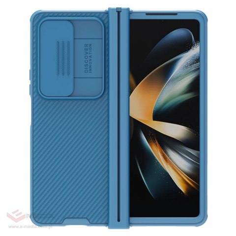 Nillkin CamShield Pro Case (simple) etui Samsung Galaxy Z Fold 4 pokrowiec z osłoną na aparat niebieskie