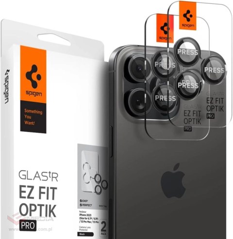 Osłona aparatu Spigen Glas.tR EZ Fit Optik Camera Protector na iPhone 14 Pro / Pro Max / 15 Pro / Pro Max / 16 Pro / Pro Max - c