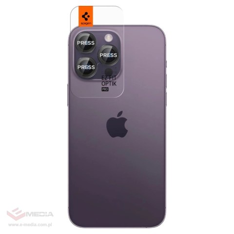 Osłona aparatu Spigen Glas.tR EZ Fit Optik Camera Protector na iPhone 14 Pro / Pro Max / 15 Pro / Pro Max / 16 Pro / Pro Max - c