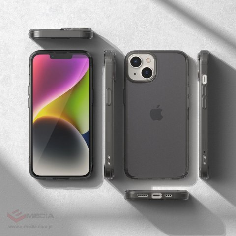 Ringke Fusion Matte etui iPhone 14 Plus pokrowiec z żelową ramką szary