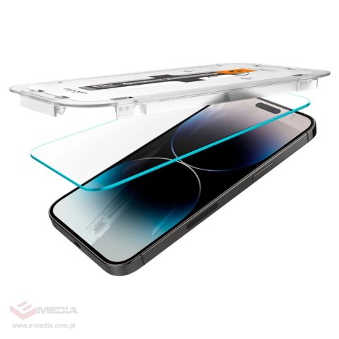 Szkło hartowane Spigen Glas.tR EZ Fit na iPhone 14 Pro Max - 2 szt.