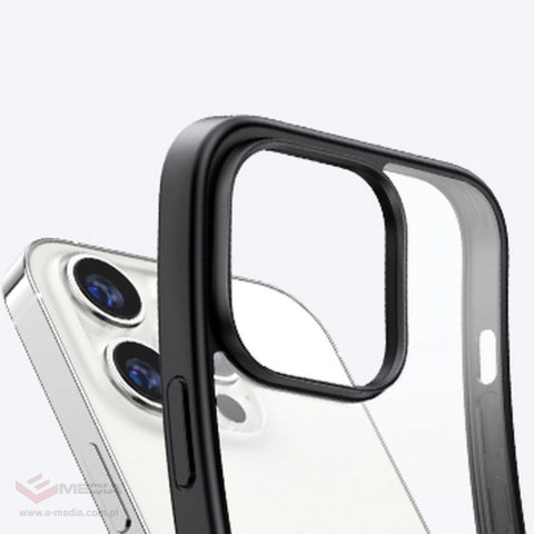 Ugreen LP635 Kickstand Protective Case sztywne etui z żelową ramką i wbudowaną podstawką do iPhone 14 Pro czarny (90926)