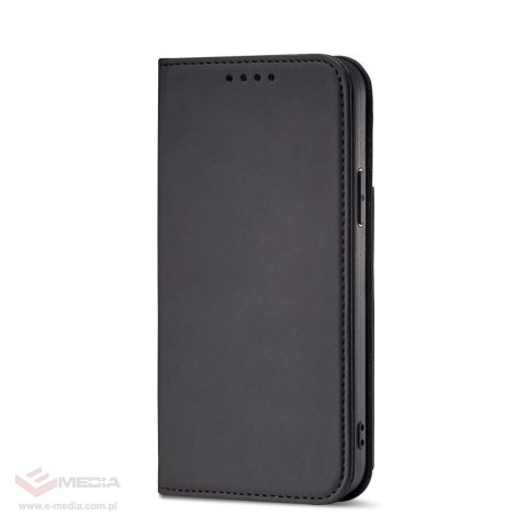 Magnet Card Case etui Samsung Galaxy S23 Ultra pokrowiec z klapką portfel podstawka czarne