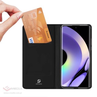 Dux Ducis Skin Pro etui do Realme 10 Pro+ pokrowiec z klapką portfel na kartę podstawka czarne