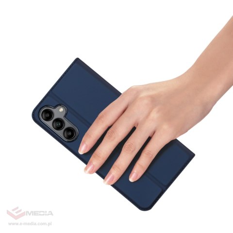 Dux Ducis Skin Pro etui do Samsung Galaxy A34 5G pokrowiec z klapką portfel na kartę podstawka niebieskie