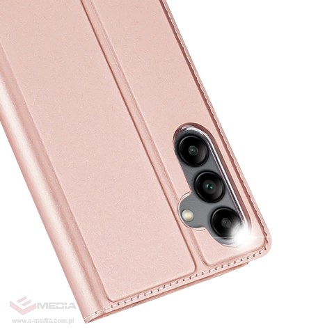 Dux Ducis Skin Pro etui do Samsung Galaxy A34 5G pokrowiec z klapką portfel na kartę podstawka różowe