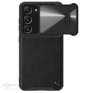 Nillkin CamShield Leather S Case etui Samsung Galaxy S23 pokrowiec z osłoną na aparat czarne