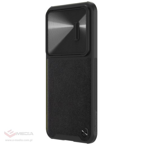 Nillkin CamShield Leather S Case etui Samsung Galaxy S23 pokrowiec z osłoną na aparat czarne