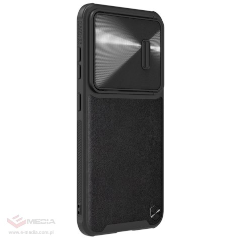 Nillkin CamShield Leather S Case etui Samsung Galaxy S23 pokrowiec z osłoną na aparat czarne