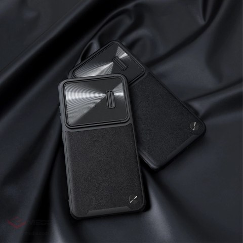 Nillkin CamShield Leather S Case etui Samsung Galaxy S23 pokrowiec z osłoną na aparat czarne