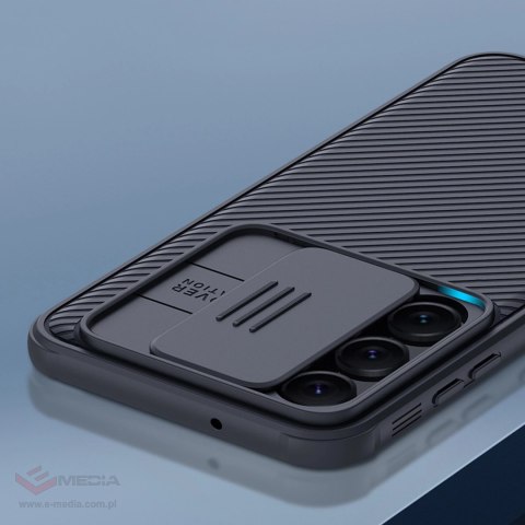 Nillkin CamShield Pro Case etui Samsung Galaxy S23 pokrowiec z osłoną na aparat czarne