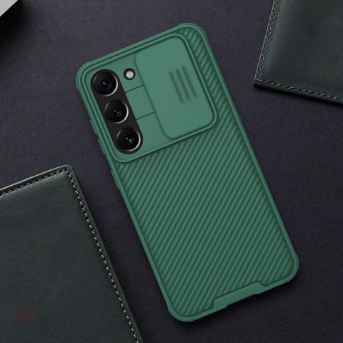 Nillkin CamShield Pro Case etui Samsung Galaxy S23 pokrowiec z osłoną na aparat czarne