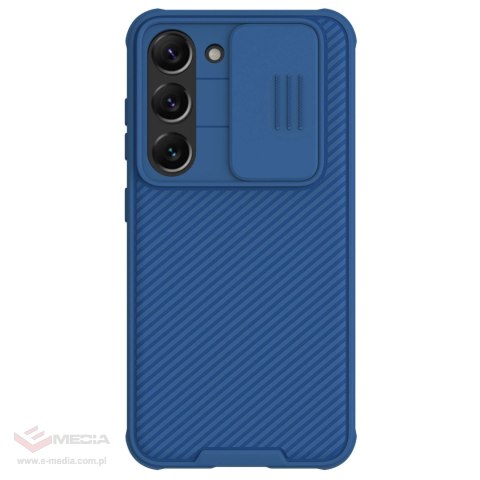 Nillkin CamShield Pro Case etui Samsung Galaxy S23+ pokrowiec z osłoną na aparat niebieskie