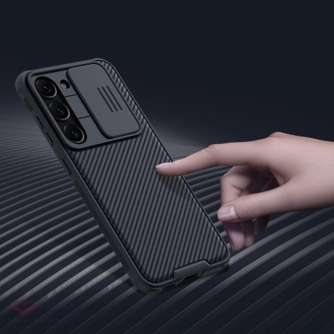 Nillkin CamShield Pro Case etui Samsung Galaxy S23+ pokrowiec z osłoną na aparat niebieskie