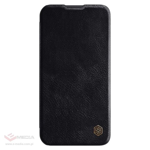 Nillkin Qin Leather Pro Case etui Samsung Galaxy S23+ pokrowiec z klapką osłona na aparat czarne