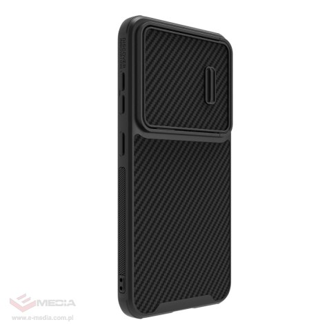 Nillkin Synthetic Fiber S Case etui Samsung Galaxy S23 pokrowiec osłona na aparat czarne