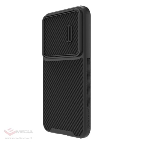 Nillkin Synthetic Fiber S Case etui Samsung Galaxy S23 pokrowiec osłona na aparat czarne