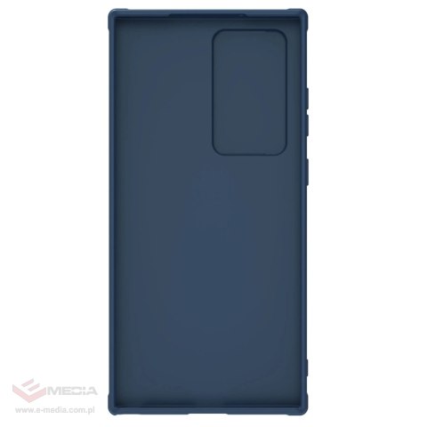 Nillkin Textured S Case etui Samsung Galaxy S22 Ultra pancerny pokrowiec z osłoną na aparat niebieskie