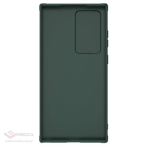 Nillkin Textured S Case etui Samsung Galaxy S22 Ultra pancerny pokrowiec z osłoną na aparat zielone