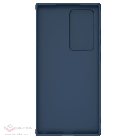 Nillkin Textured S Case etui Samsung Galaxy S23 Ultra pancerny pokrowiec z osłoną na aparat niebieskie