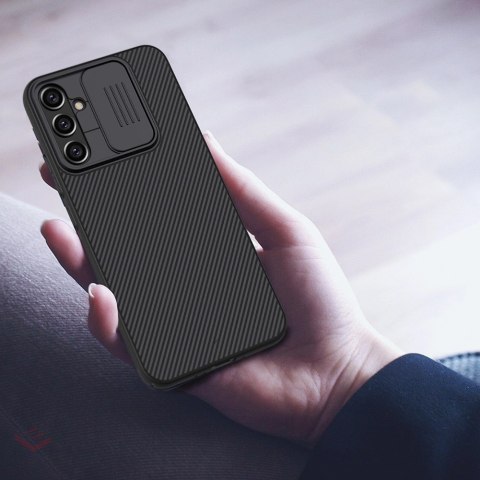 Pancerne etui do Samsung Galaxy A34 5G z osłoną na aparat Nillkin CamShield Case - czarne