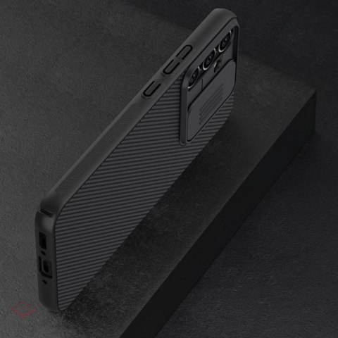 Pancerne etui do Samsung Galaxy A34 5G z osłoną na aparat Nillkin CamShield Case - czarne