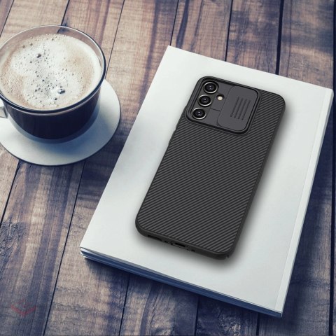 Pancerne etui do Samsung Galaxy A34 5G z osłoną na aparat Nillkin CamShield Case - czarne