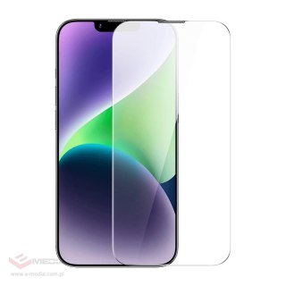 Baseus szkło hartowane do iPhone 14 Plus / 13 Pro Max na cały ekran z osłoną na głośnik 0.4mm + zestaw montażowy