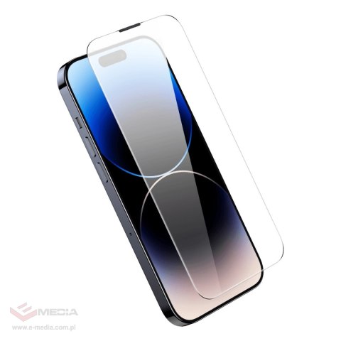 Baseus szkło hartowane do iPhone 14 Pro Max na cały ekran z osłoną na głośnik 0.4mm + zestaw montażowy