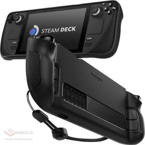 Etui Spigen Rugged Armor na Steam Deck - czarny mat