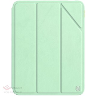 Nillkin Bevel Leather Case etui iPad 10.9'' 2022 (10 gen.) smart cover pokrowiec z klapką podstawka zielone