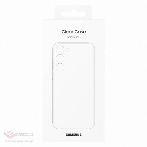 Samsung Clear Cover etui Samsung Galaxy S23+ żelowy pokrowiec przezroczyste (EF-QS916CTEGWW)