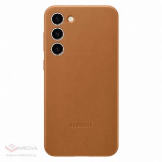 Samsung Leather Cover etui Samsung Galaxy S23+ pokrowiec z naturalnej skóry camel (EF-VS916LAEGWW)