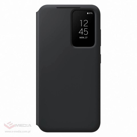 Samsung Smart View Wallet Case etui Samsung Galaxy S23 pokrowiec z inteligentną klapką okienkiem portfel na kartę czarne (EF-ZS9