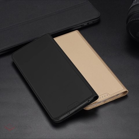 Dux Ducis Skin Pro etui do Xiaomi Redmi Note 12 5G / Poco X5 5G pokrowiec z klapką portfel na kartę podstawka czarne