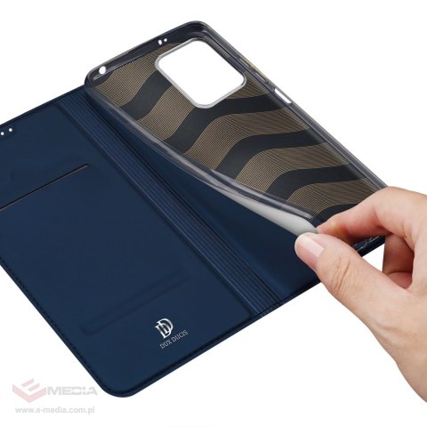 Dux Ducis Skin Pro etui do Xiaomi Redmi Note 12 Pro / Poco X5 Pro 5G pokrowiec z klapką portfel na kartę podstawka niebieskie